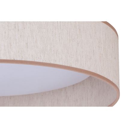 Duolla - LED Stropna svjetiljka ROLLER LED/24W/230V pr. 45 cm bež