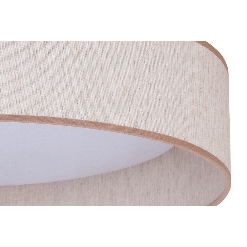 Duolla - LED Stropna svjetiljka ROLLER LED/24W/230V pr. 45 cm bež