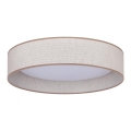 Duolla - LED Stropna svjetiljka ROLLER LED/24W/230V pr. 45 cm bež