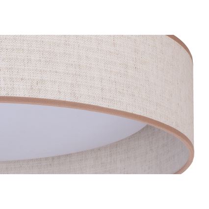 Duolla - LED Stropna svjetiljka ROLLER LED/24W/230V pr. 45 cm bež