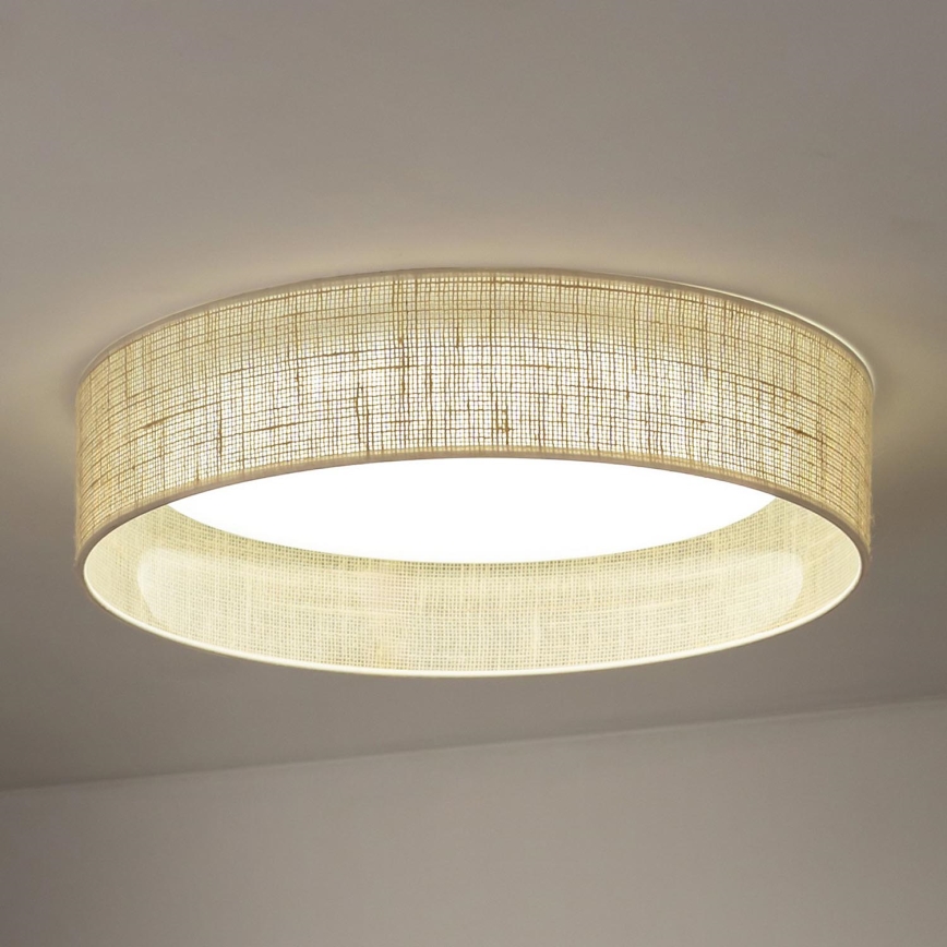 Duolla - LED Stropna svjetiljka ROLLER LED/24W/230V pr. 45 cm bež