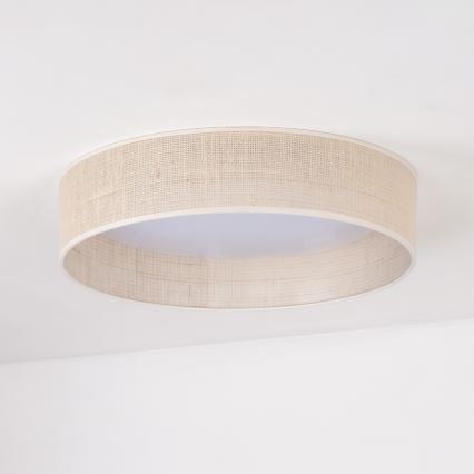 Duolla - LED Stropna svjetiljka ROLLER LED/24W/230V pr. 45 cm bež