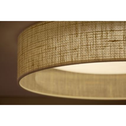 Duolla - LED Stropna svjetiljka ROLLER LED/24W/230V pr. 45 cm bež