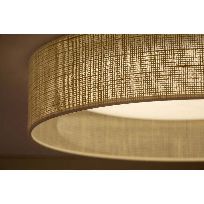 Duolla - LED Stropna svjetiljka ROLLER LED/24W/230V pr. 45 cm bež