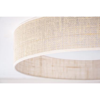 Duolla - LED Stropna svjetiljka ROLLER LED/24W/230V pr. 45 cm bež