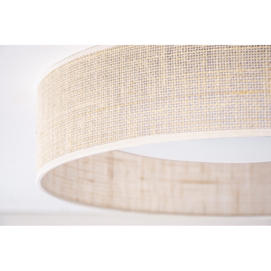 Duolla - LED Stropna svjetiljka ROLLER LED/24W/230V pr. 45 cm bež