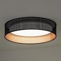 Duolla - LED Stropna svjetiljka ROLLER LED/24W/230V pr. 45 cm crna/bakrena