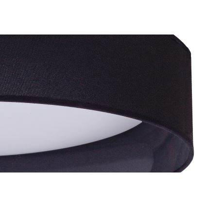 Duolla - LED Stropna svjetiljka ROLLER LED/24W/230V pr. 45 cm crna