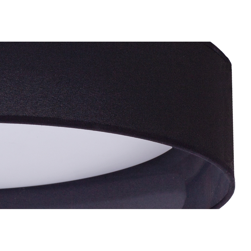 Duolla - LED Stropna svjetiljka ROLLER LED/24W/230V pr. 45 cm crna