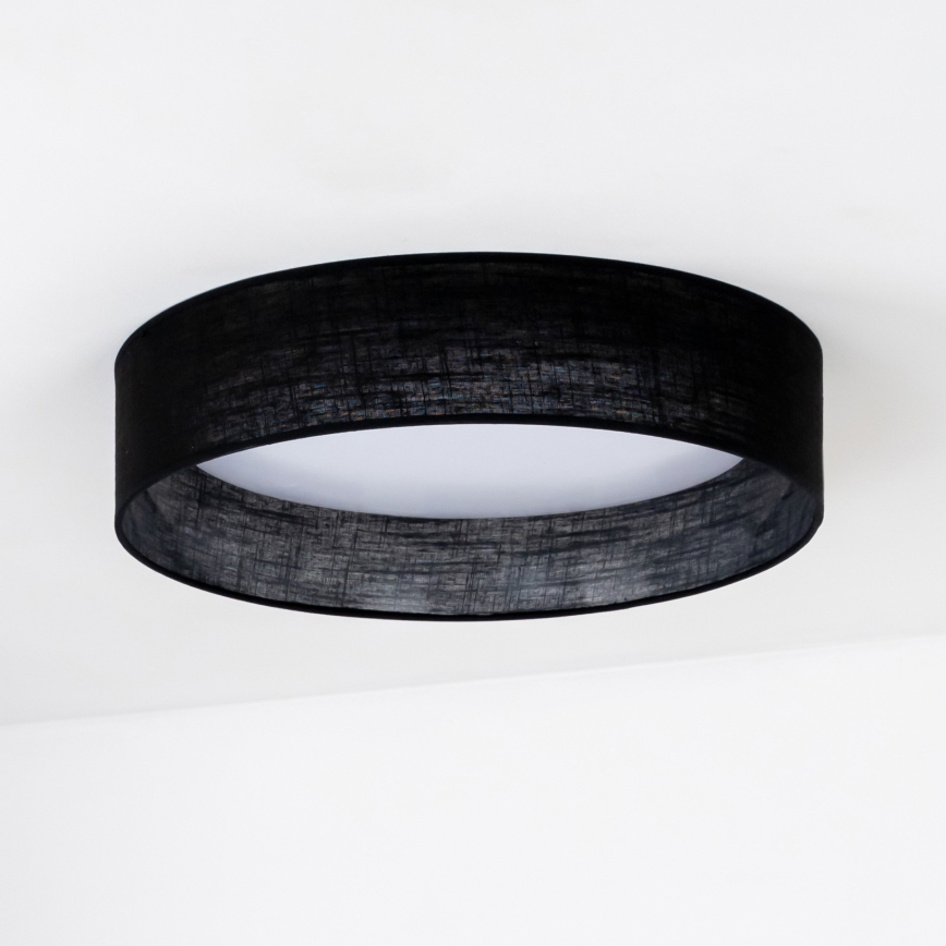 Duolla - LED Stropna svjetiljka ROLLER LED/24W/230V pr. 45 cm crna