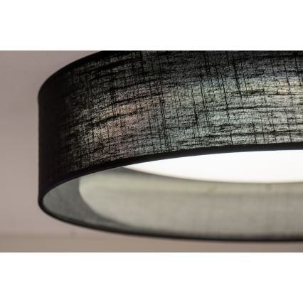 Duolla - LED Stropna svjetiljka ROLLER LED/24W/230V pr. 45 cm crna