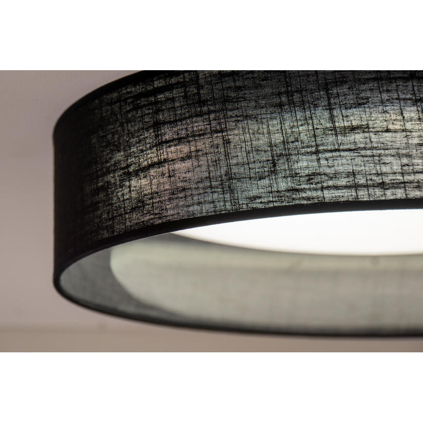 Duolla - LED Stropna svjetiljka ROLLER LED/24W/230V pr. 45 cm crna
