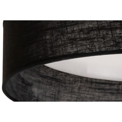 Duolla - LED Stropna svjetiljka ROLLER LED/24W/230V pr. 45 cm crna