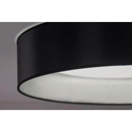 Duolla - LED Stropna svjetiljka ROLLER LED/24W/230V pr. 45 cm crna/srebrna