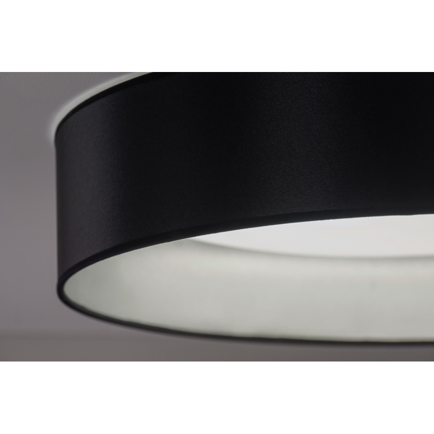 Duolla - LED Stropna svjetiljka ROLLER LED/24W/230V pr. 45 cm crna/srebrna