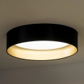Duolla - LED Stropna svjetiljka ROLLER LED/24W/230V pr. 45 cm crna/zlatna