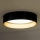 Duolla - LED Stropna svjetiljka ROLLER LED/24W/230V pr. 45 cm crna/zlatna
