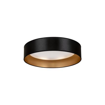 Duolla - LED Stropna svjetiljka ROLLER LED/24W/230V pr. 45 cm crna/zlatna