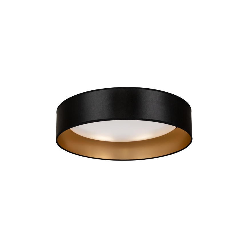 Duolla - LED Stropna svjetiljka ROLLER LED/24W/230V pr. 45 cm crna/zlatna