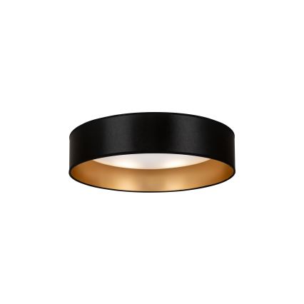 Duolla - LED Stropna svjetiljka ROLLER LED/24W/230V pr. 45 cm crna/zlatna