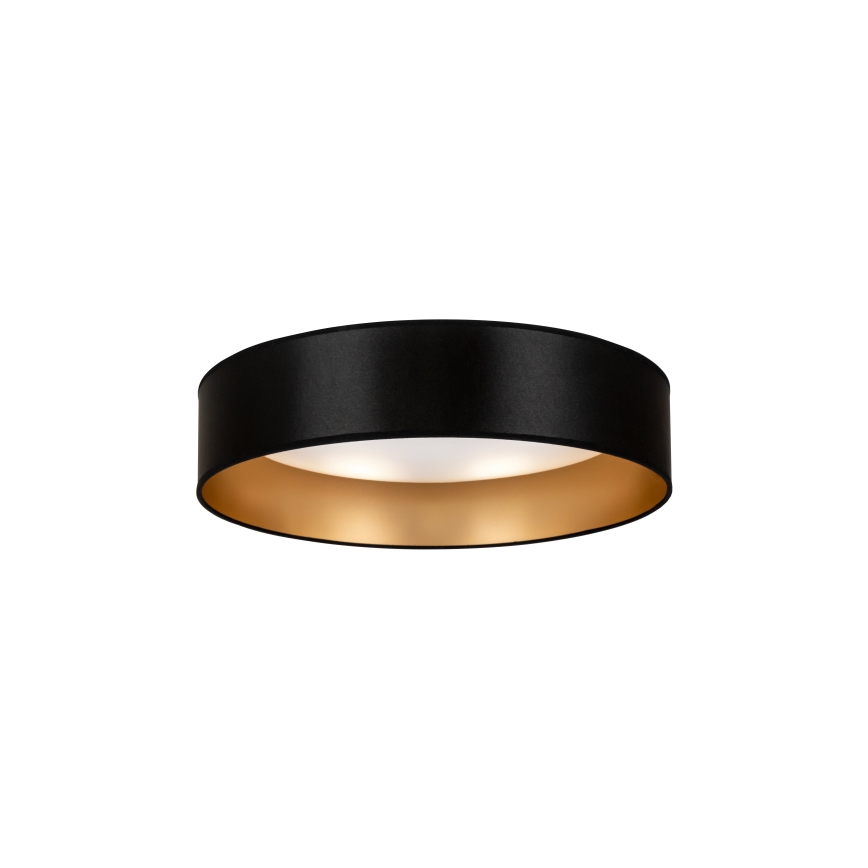Duolla - LED Stropna svjetiljka ROLLER LED/24W/230V pr. 45 cm crna/zlatna