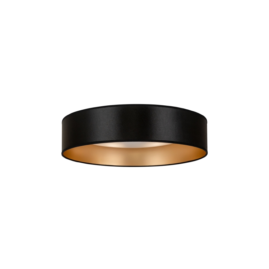 Duolla - LED Stropna svjetiljka ROLLER LED/24W/230V pr. 45 cm crna/zlatna