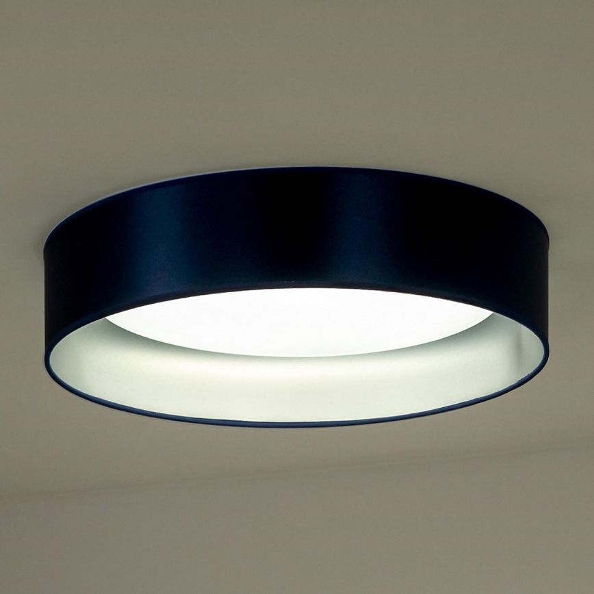 Duolla - LED Stropna svjetiljka ROLLER LED/24W/230V pr. 45 cm plava/srebrna