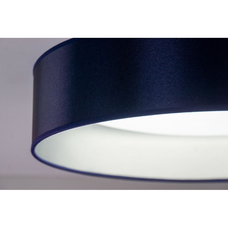 Duolla - LED Stropna svjetiljka ROLLER LED/24W/230V pr. 45 cm plava/srebrna
