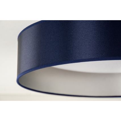Duolla - LED Stropna svjetiljka ROLLER LED/24W/230V pr. 45 cm plava/srebrna