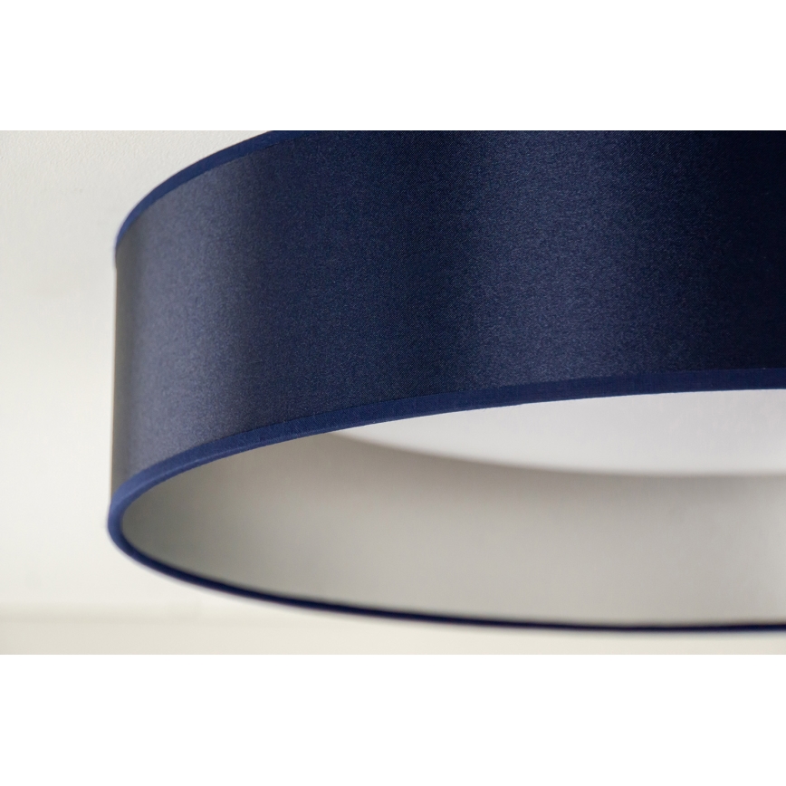Duolla - LED Stropna svjetiljka ROLLER LED/24W/230V pr. 45 cm plava/srebrna
