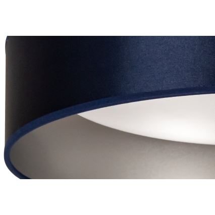 Duolla - LED Stropna svjetiljka ROLLER LED/24W/230V pr. 45 cm plava/srebrna
