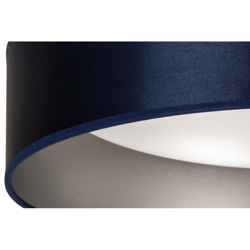 Duolla - LED Stropna svjetiljka ROLLER LED/24W/230V pr. 45 cm plava/srebrna