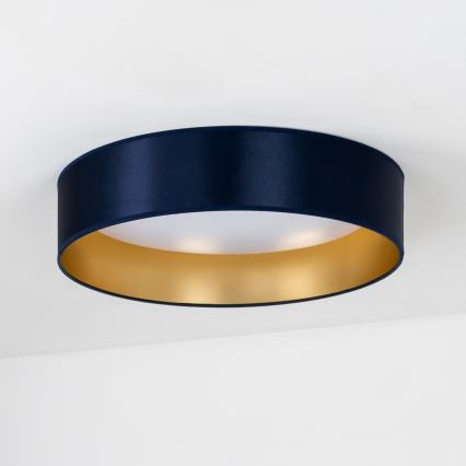 Duolla - LED Stropna svjetiljka ROLLER LED/24W/230V pr. 45 cm plava/zlatna