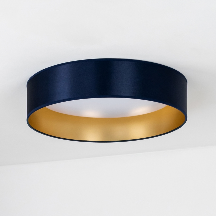 Duolla - LED Stropna svjetiljka ROLLER LED/24W/230V pr. 45 cm plava/zlatna