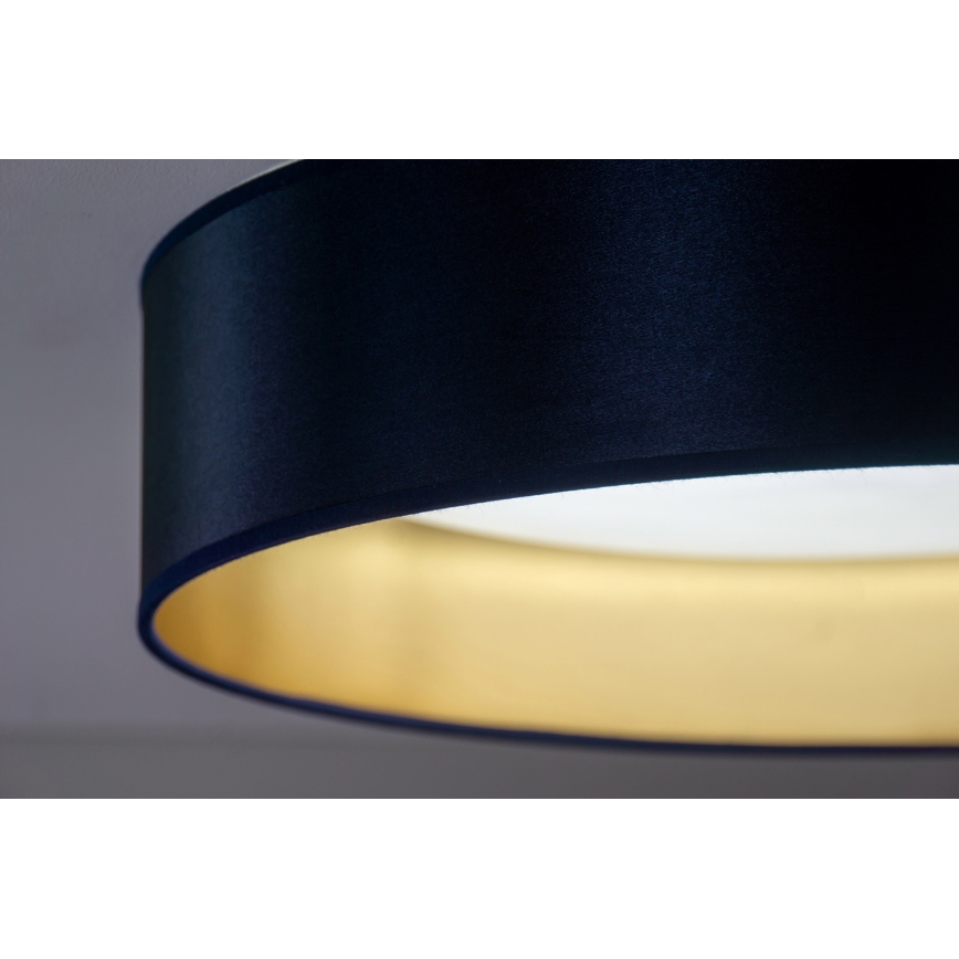 Duolla - LED Stropna svjetiljka ROLLER LED/24W/230V pr. 45 cm plava/zlatna