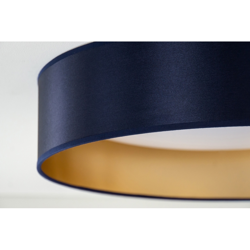 Duolla - LED Stropna svjetiljka ROLLER LED/24W/230V pr. 45 cm plava/zlatna