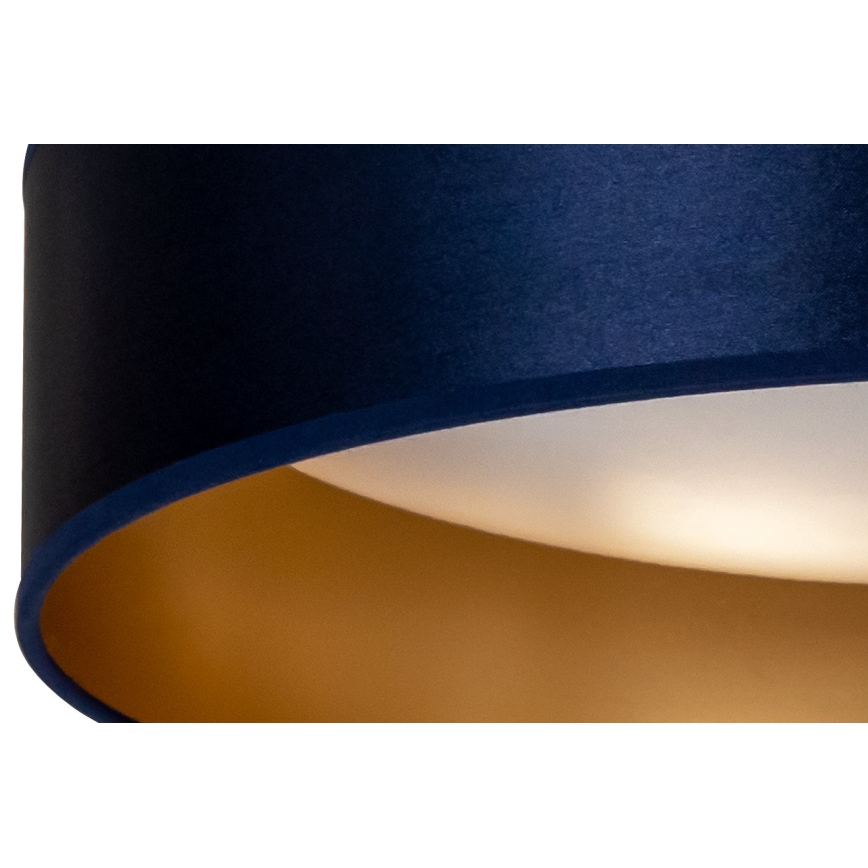 Duolla - LED Stropna svjetiljka ROLLER LED/24W/230V pr. 45 cm plava/zlatna