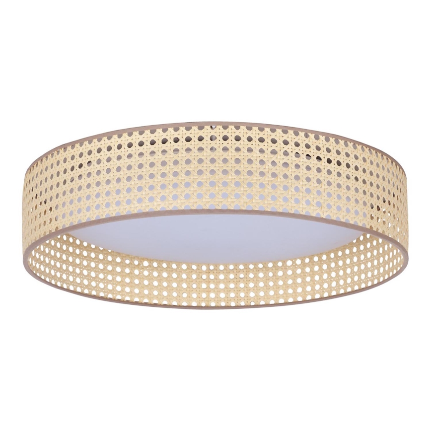 Duolla - LED Stropna svjetiljka ROLLER LED/24W/230V pr. 45 cm ratan