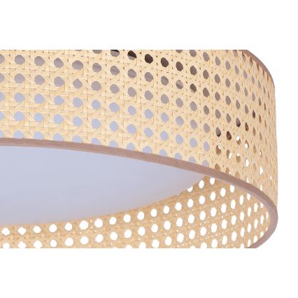 Duolla - LED Stropna svjetiljka ROLLER LED/24W/230V pr. 45 cm ratan
