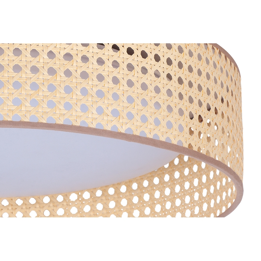 Duolla - LED Stropna svjetiljka ROLLER LED/24W/230V pr. 45 cm ratan