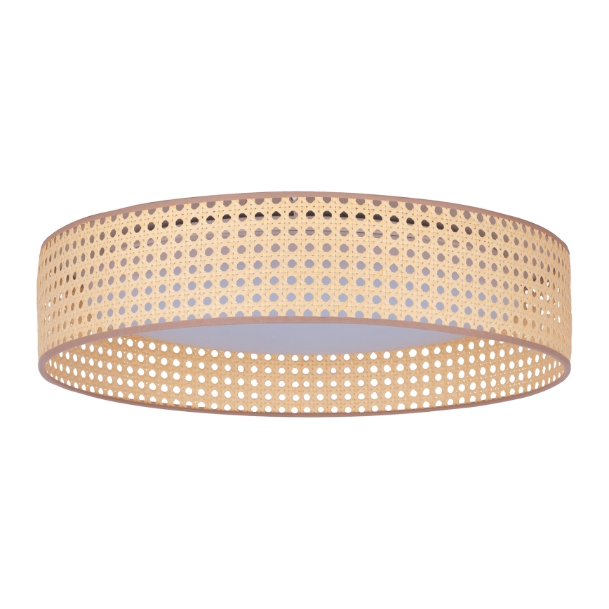Duolla - LED Stropna svjetiljka ROLLER LED/24W/230V pr. 45 cm ratan