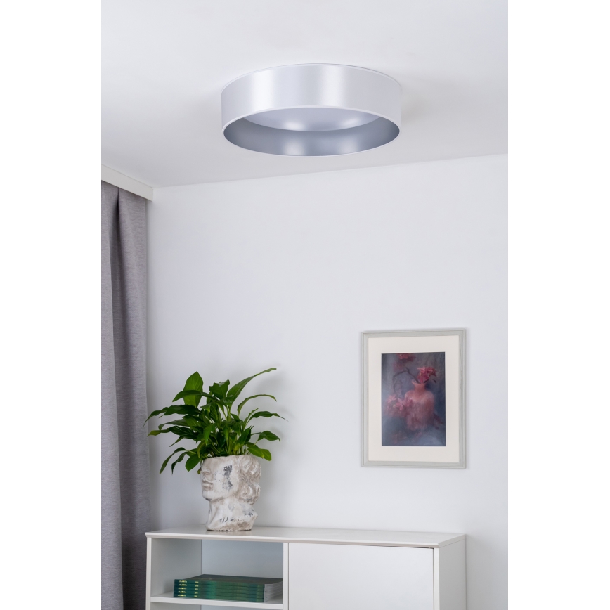 Duolla - LED Stropna svjetiljka ROLLER LED/24W/230V pr. 45 cm srebrna