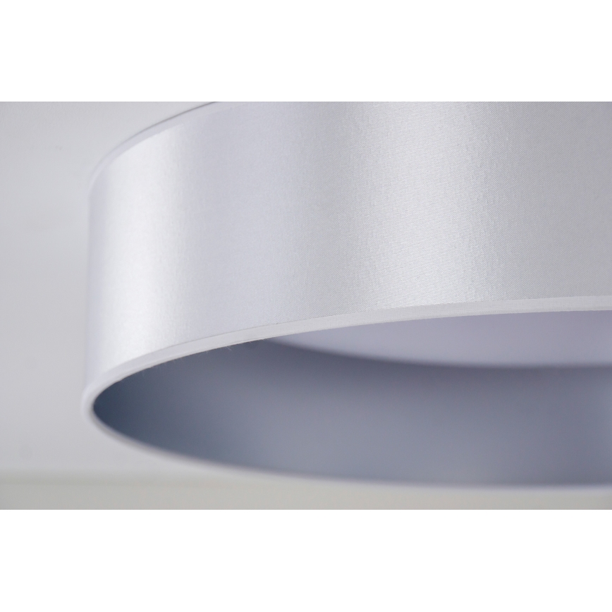 Duolla - LED Stropna svjetiljka ROLLER LED/24W/230V pr. 45 cm srebrna