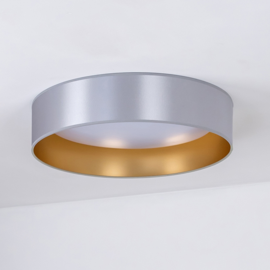 Duolla - LED Stropna svjetiljka ROLLER LED/24W/230V pr. 45 cm srebrna/zlatna