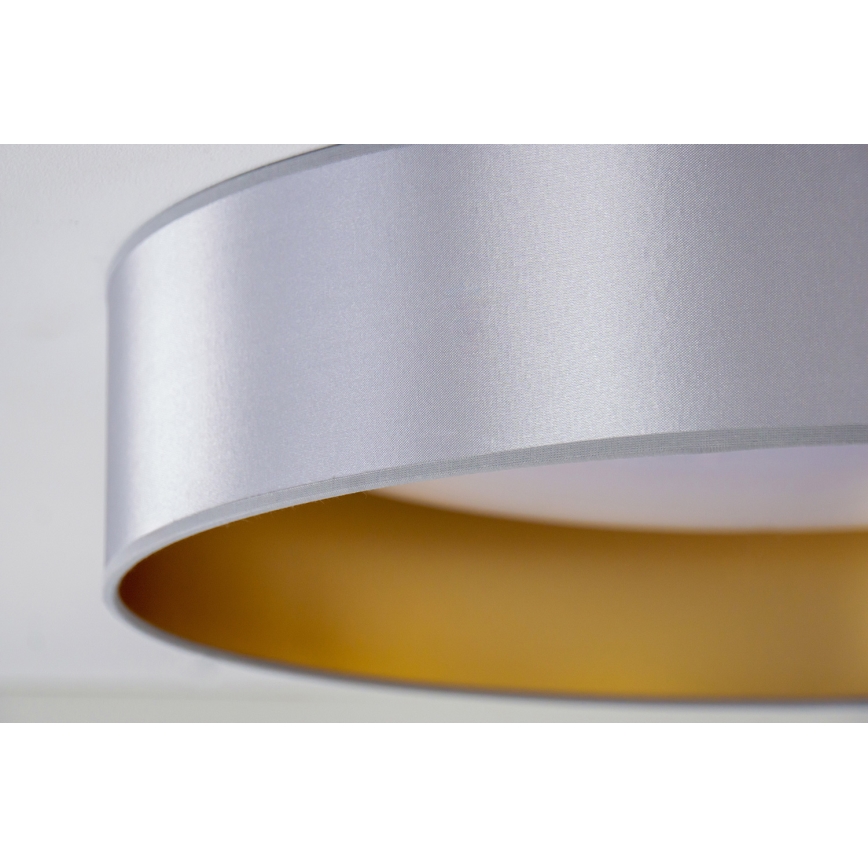 Duolla - LED Stropna svjetiljka ROLLER LED/24W/230V pr. 45 cm srebrna/zlatna