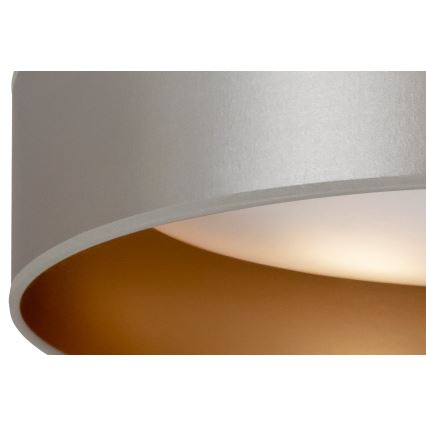 Duolla - LED Stropna svjetiljka ROLLER LED/24W/230V pr. 45 cm srebrna/zlatna