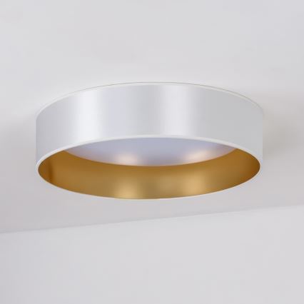 Duolla - LED Stropna svjetiljka ROLLER LED/24W/230V pr. 45 cm srebrna/zlatna