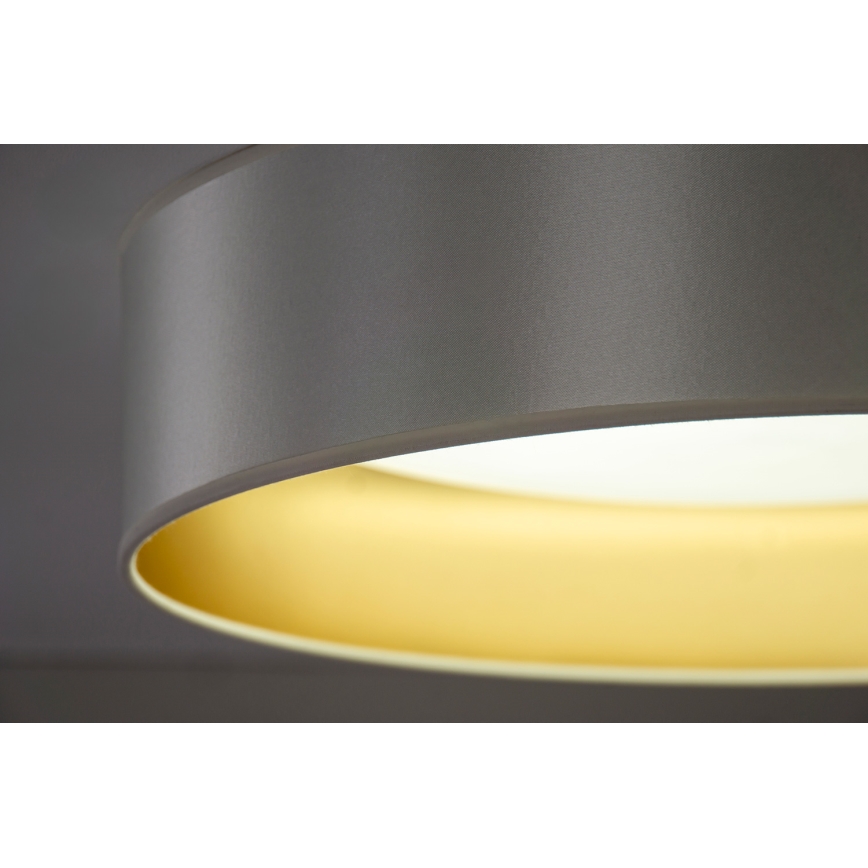 Duolla - LED Stropna svjetiljka ROLLER LED/24W/230V pr. 45 cm srebrna/zlatna