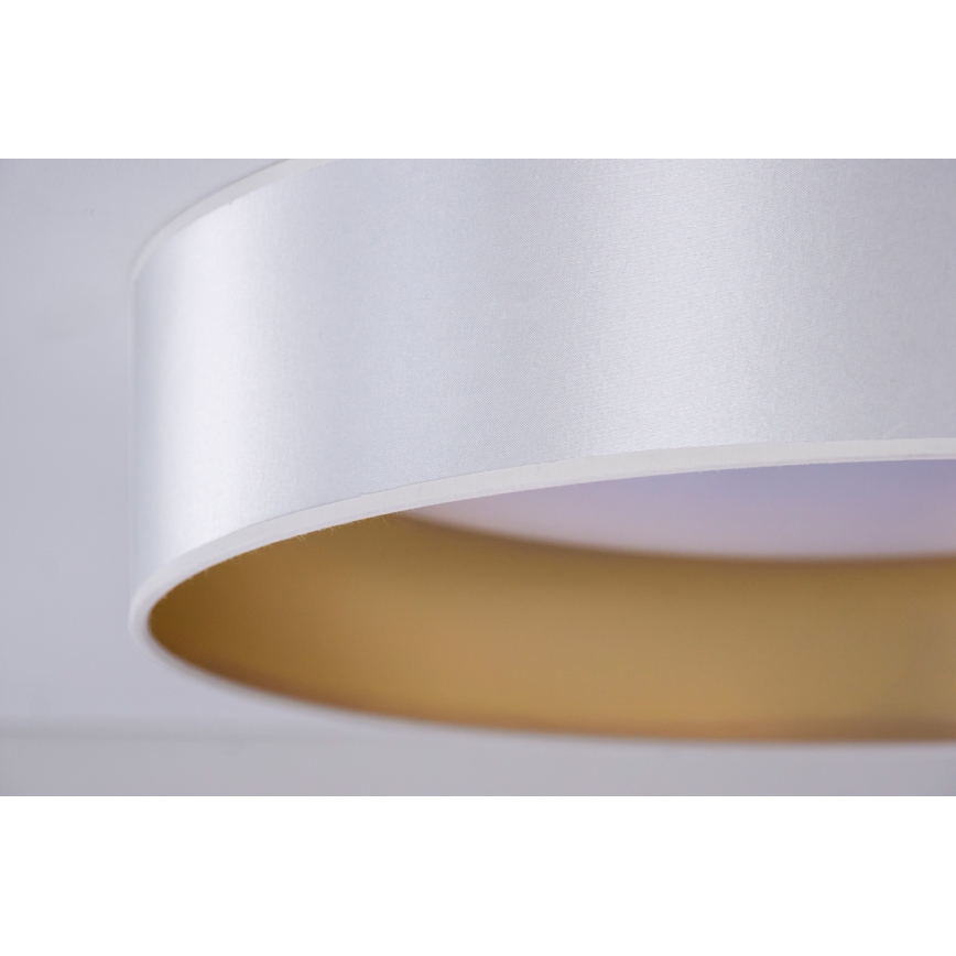 Duolla - LED Stropna svjetiljka ROLLER LED/24W/230V pr. 45 cm srebrna/zlatna