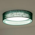Duolla - LED Stropna svjetiljka ROLLER LED/24W/230V pr. 45 cm zelena